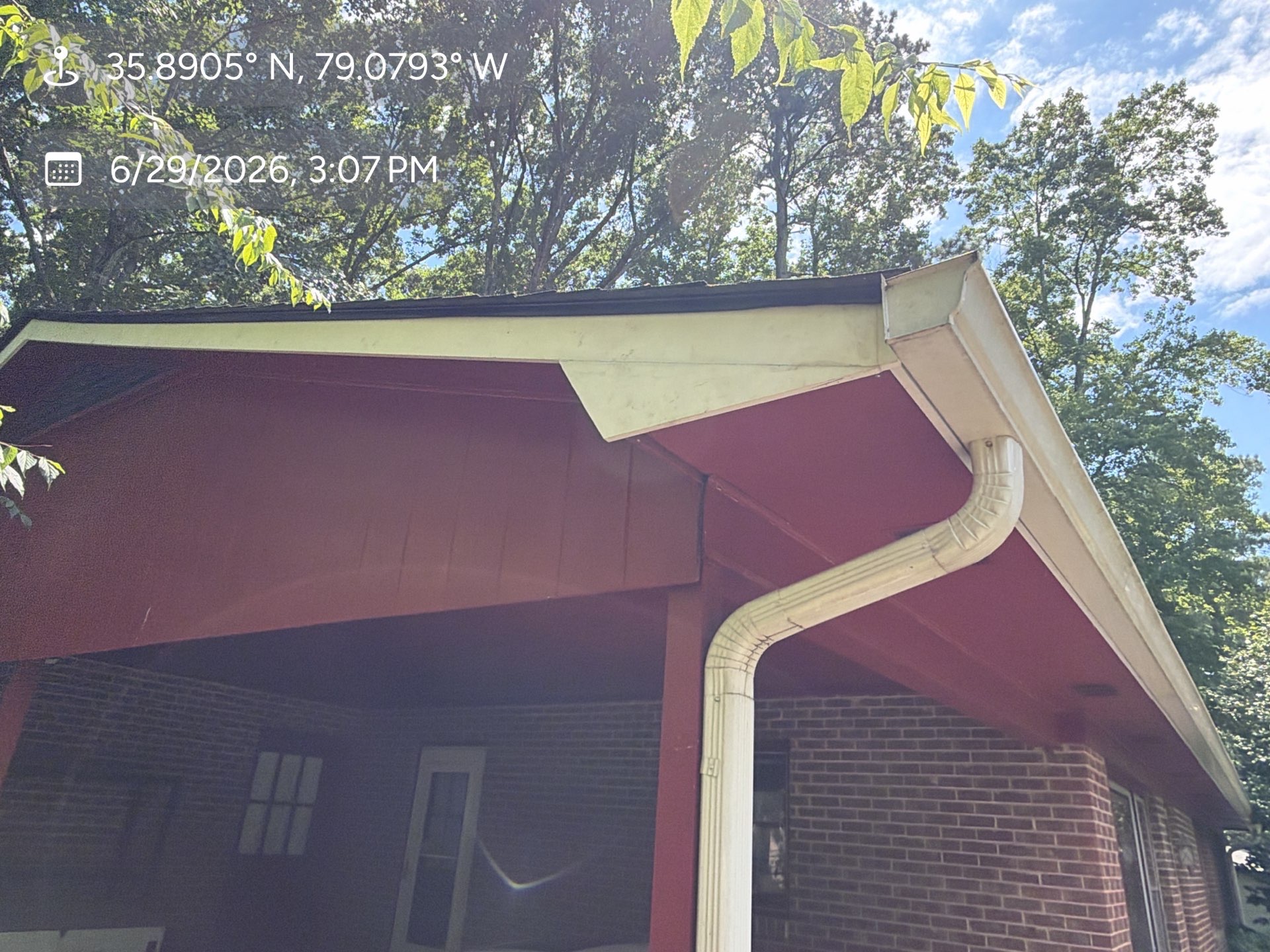 After — clean drip edge, fascia, and gutter detail
